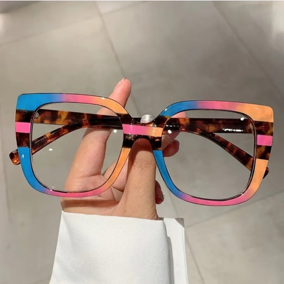 Accessories - NEW ANTI BLUE LIGHT BLOCKING EYEGLASSES LEOPARD COLOR-BLOCK PHONE EYESTRAIN